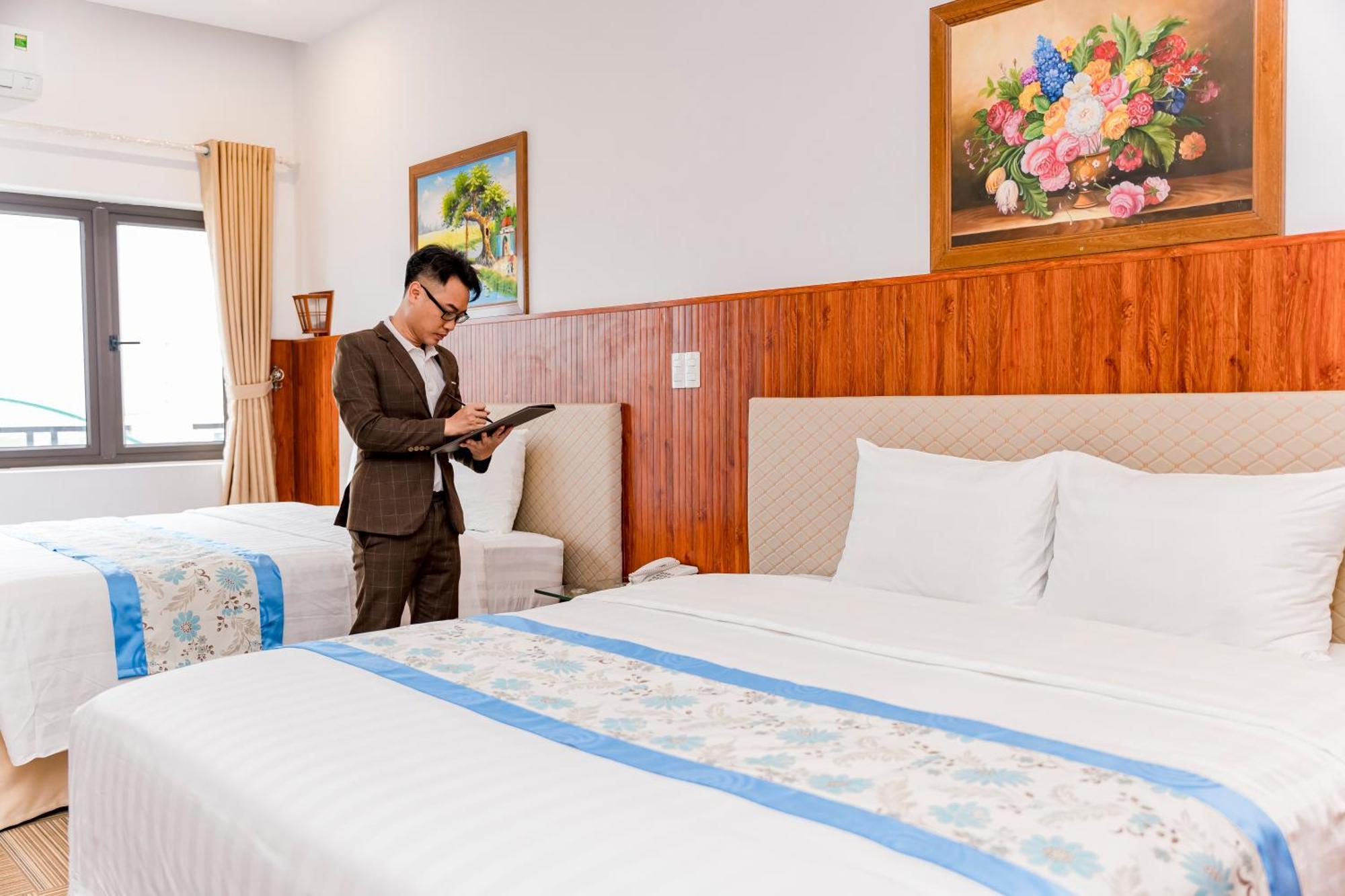 Binh An Nhien Hotel Duong Thanh Ngoại thất bức ảnh